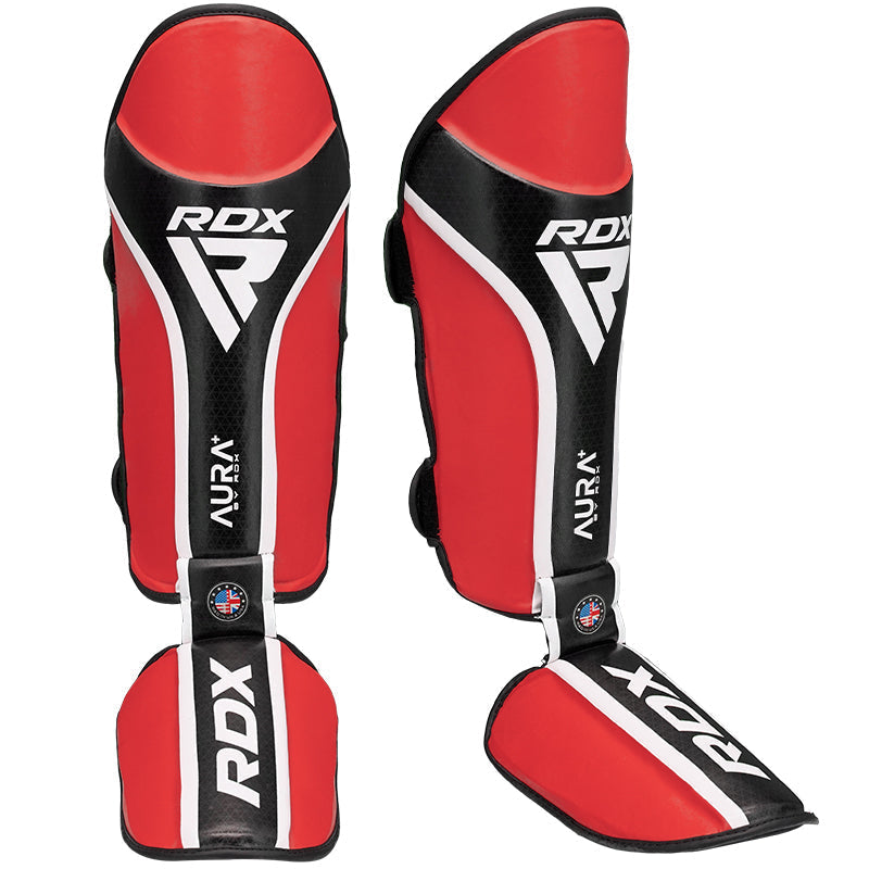 RDX SHIN INSTEP AURA PLUS T-17#color_red