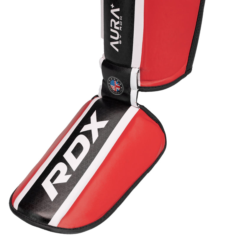 RDX SHIN INSTEP AURA PLUS T-17#color_red