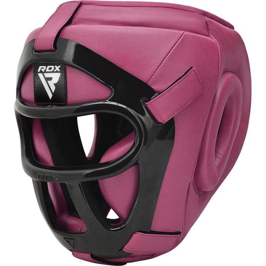 RDX T1F Head Guard with Removable Face Cage#color_pink