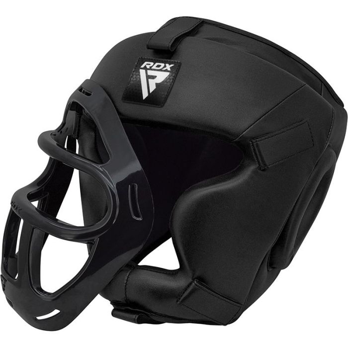 RDX T1F Head Guard with Removable Face Cage#color_black