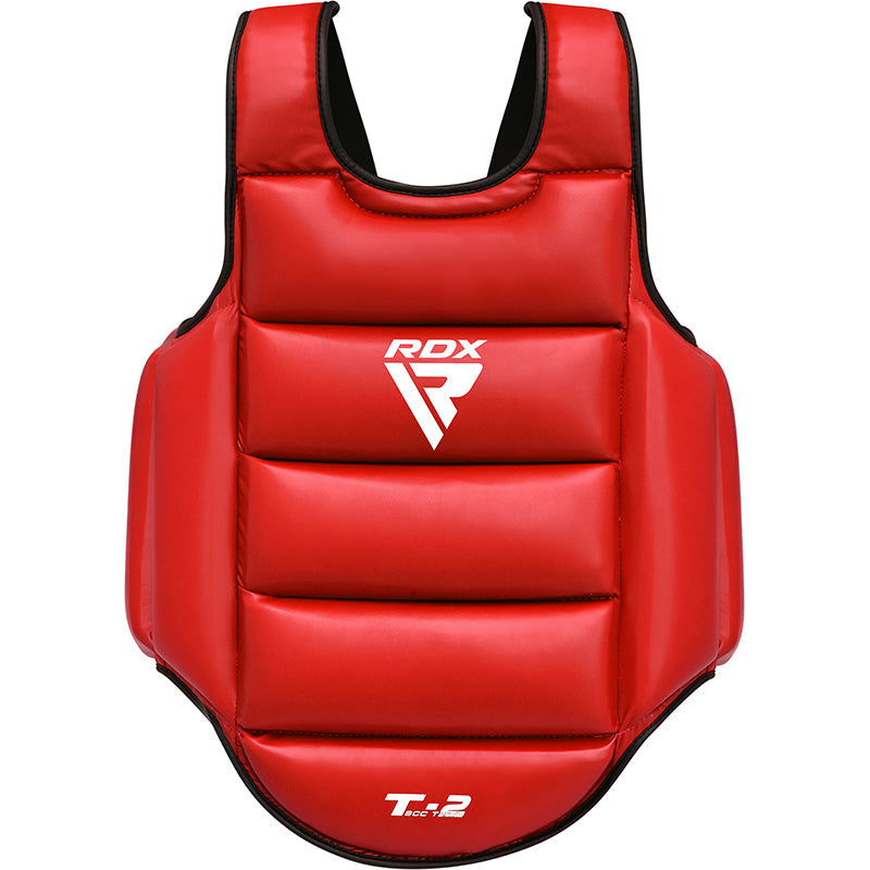 RDX T2 Karate Chest Guard#color_redblue