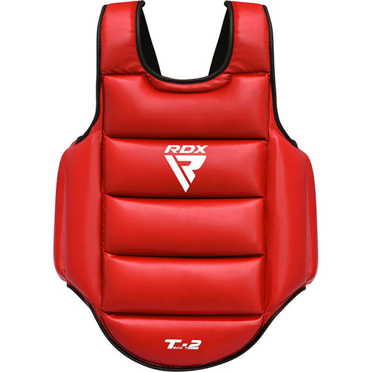 RDX T2 Karate Chest Guard#color_redblue