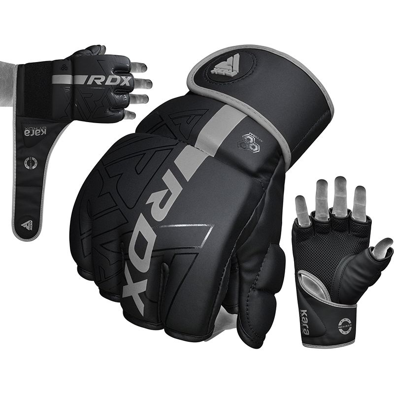 RDX F6 KARA MMA Grappling Gloves#color_silver