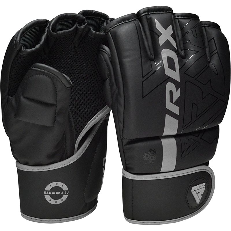 RDX F6 KARA MMA Grappling Gloves#color_silver