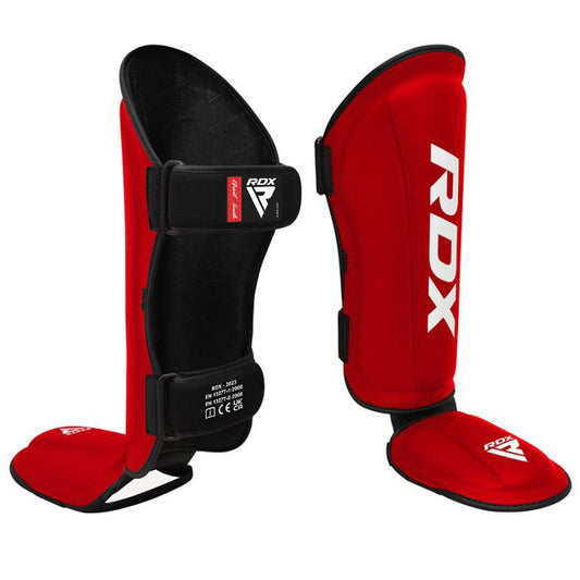 RDX T1 Black Shin Instep Guards#color_red